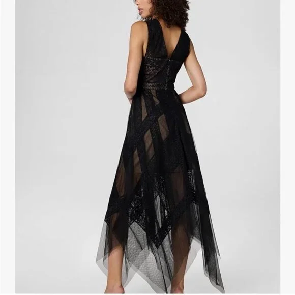 knee length dresses for ladies Lace & Jersey Gown Cabernet / 2 main image 0